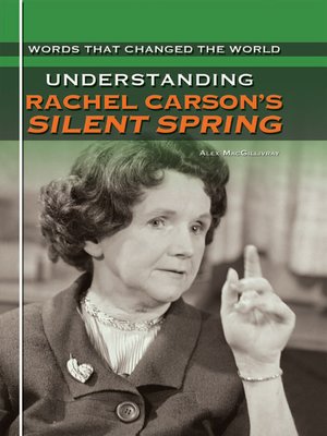 cover image of Understanding Rachel Carson's Silent Spring